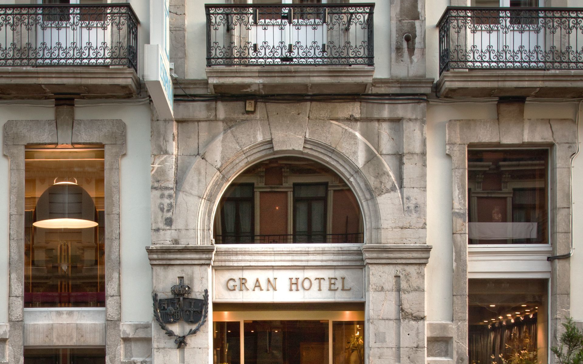 Gran Hotel Espana Oviedo Exteriör bild