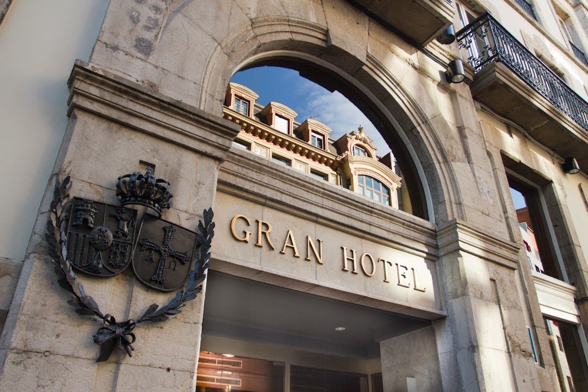 Gran Hotel Espana Oviedo Exteriör bild